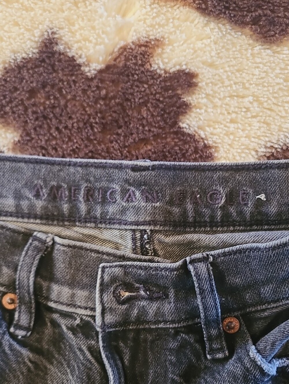 American Eagle Outfitters Boyfriend Jeans - Faded Black - Picture 2 of 11